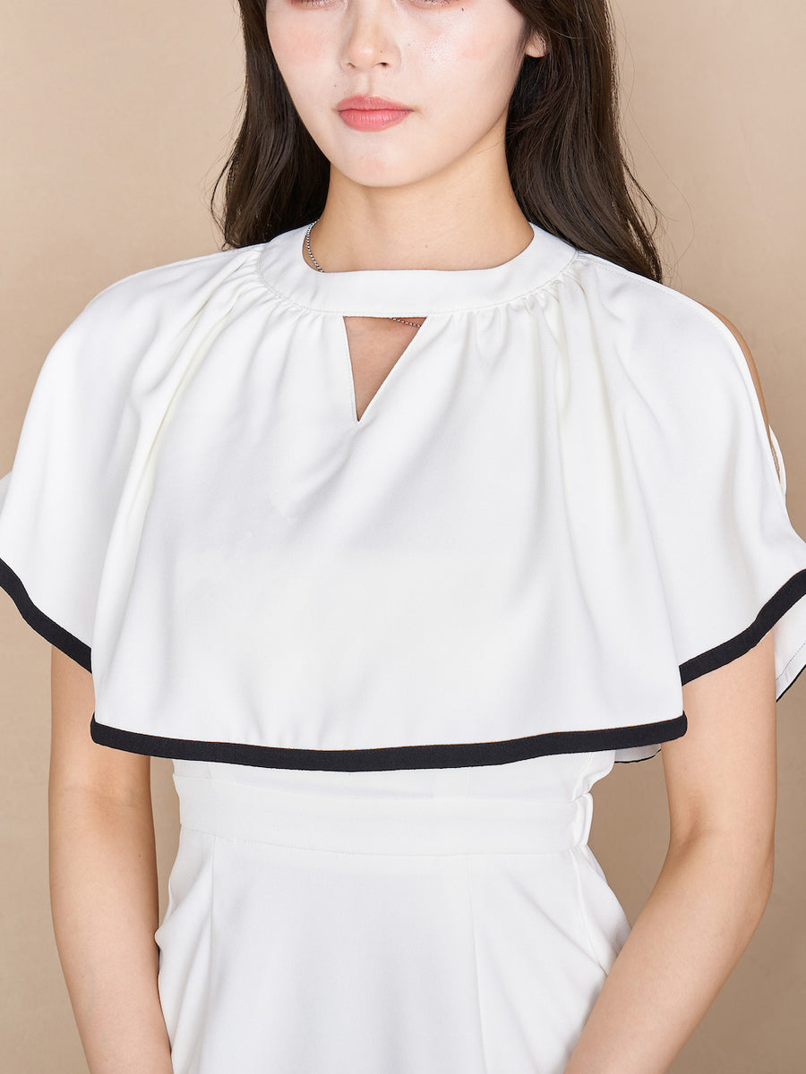 モデル：164cm（着用サイズ：FREE　着用カラー：WHT）