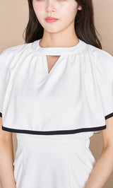 モデル：164cm（着用サイズ：FREE　着用カラー：WHT）