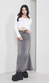 モデル：164cm（着用サイズ：FREE　着用カラー：WHT）
