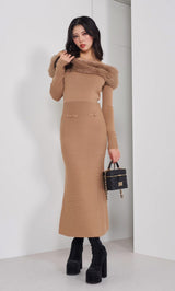 モデル：164cm（着用サイズ：FREE　着用カラー：MOC）