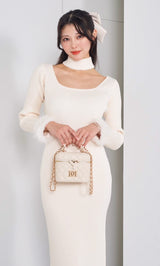 モデル：164cm（着用サイズ：FREE　着用カラー：IVO）