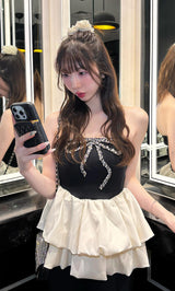 モデル：160cm（着用サイズ：FREE　着用カラー：BLK）