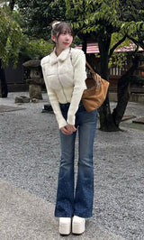 モデル：160cm（着用サイズ：FREE　着用カラー：WHT）