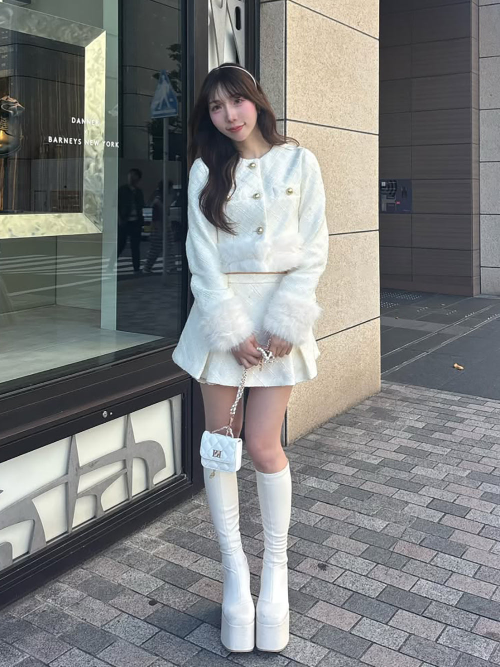 ルミエールツイードファージャケット