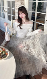 モデル：160cm（着用サイズ：FREE　着用カラー：WHT）