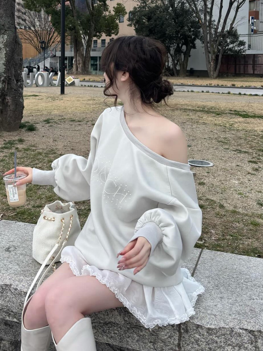 モデル：160cm（着用サイズ：FREE　着用カラー：L-GRY）