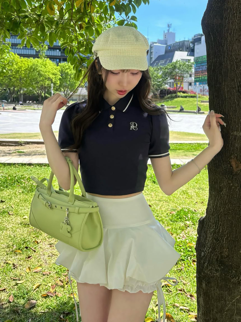 ダーリッチ　ヘムリボンバルーンスカート ヘムリボンバルーンスカート – Darich