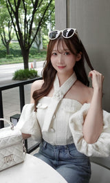 モデル：160cm（着用サイズ：FREE　着用カラー：WHT）