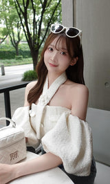 モデル：160cm（着用サイズ：FREE　着用カラー：WHT）