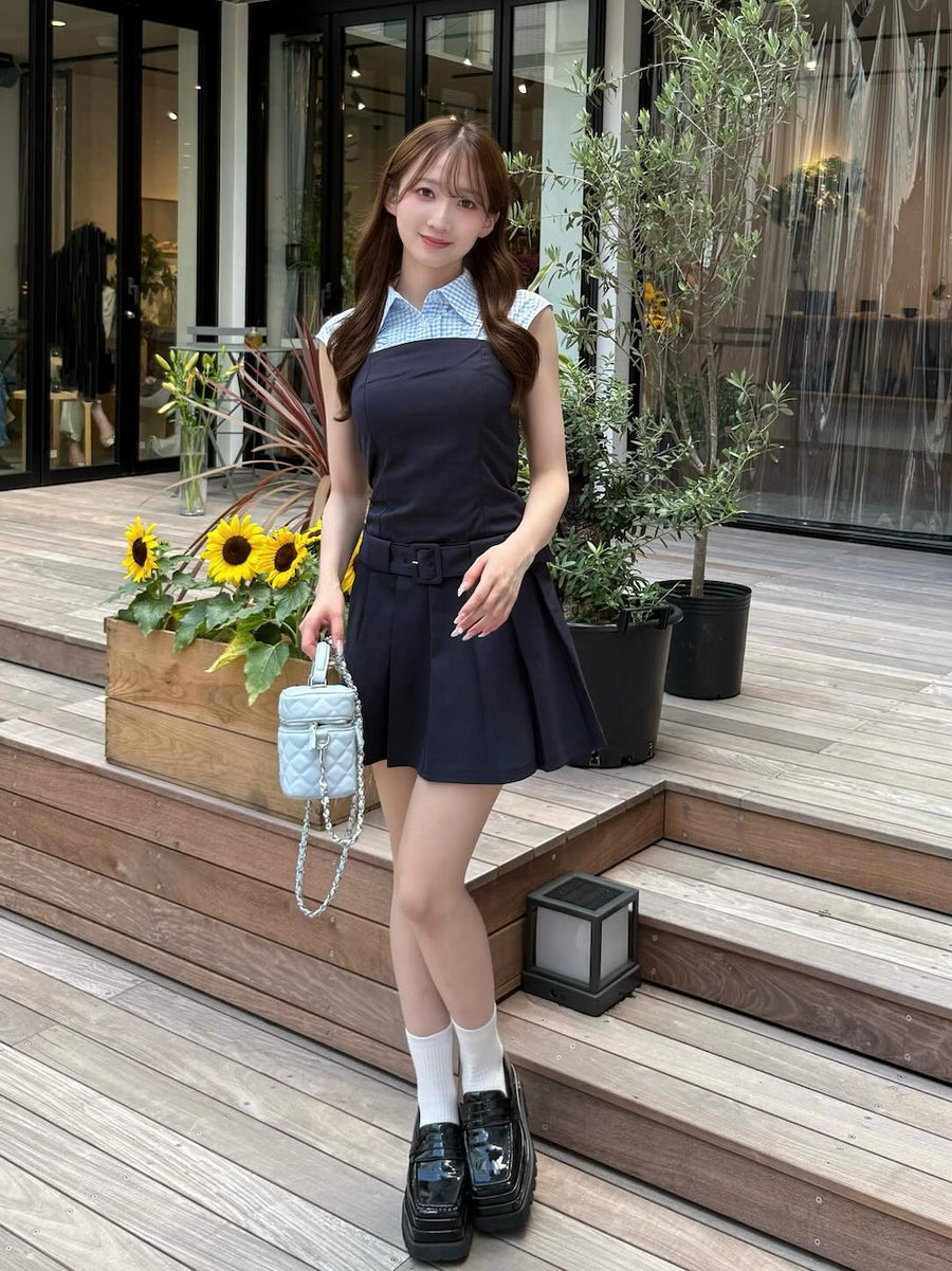 モデル：158cm（着用サイズ：FREE　着用カラー：NVY）