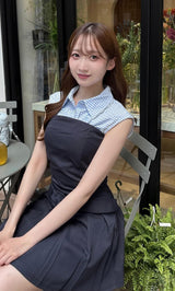 モデル：158cm（着用サイズ：FREE　着用カラー：NVY）