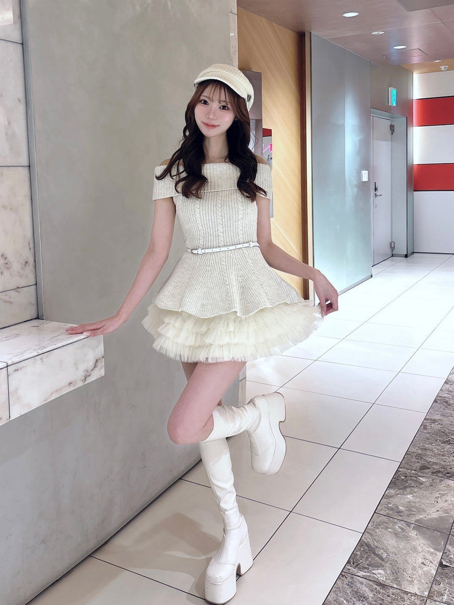 モデル：165cm（着用サイズ：FREE　着用カラー：IVO）