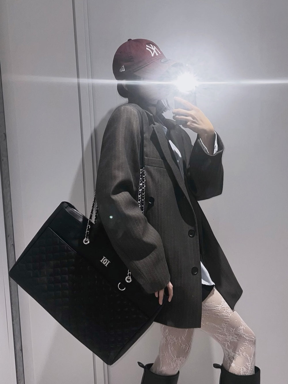 サイズ：FREE　カラー：BLK