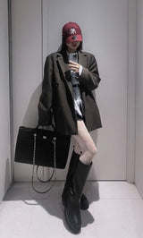 サイズ：FREE　カラー：BLK