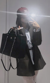 サイズ：FREE　カラー：BLK