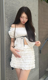 モデル：158cm（着用サイズ：FREE　着用カラー：WHT）