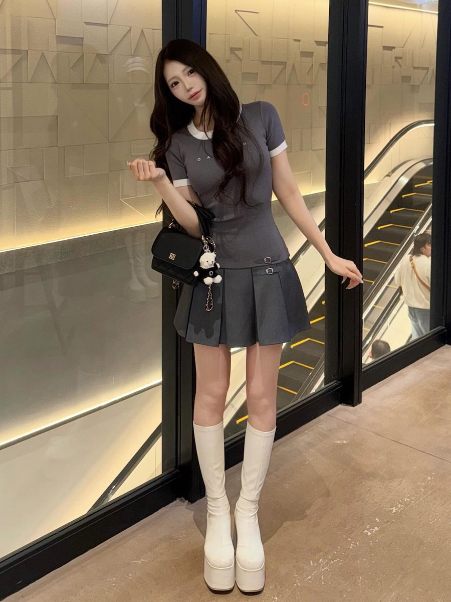 モデル：158cm（着用サイズ：FREE　着用カラー：GRY）
