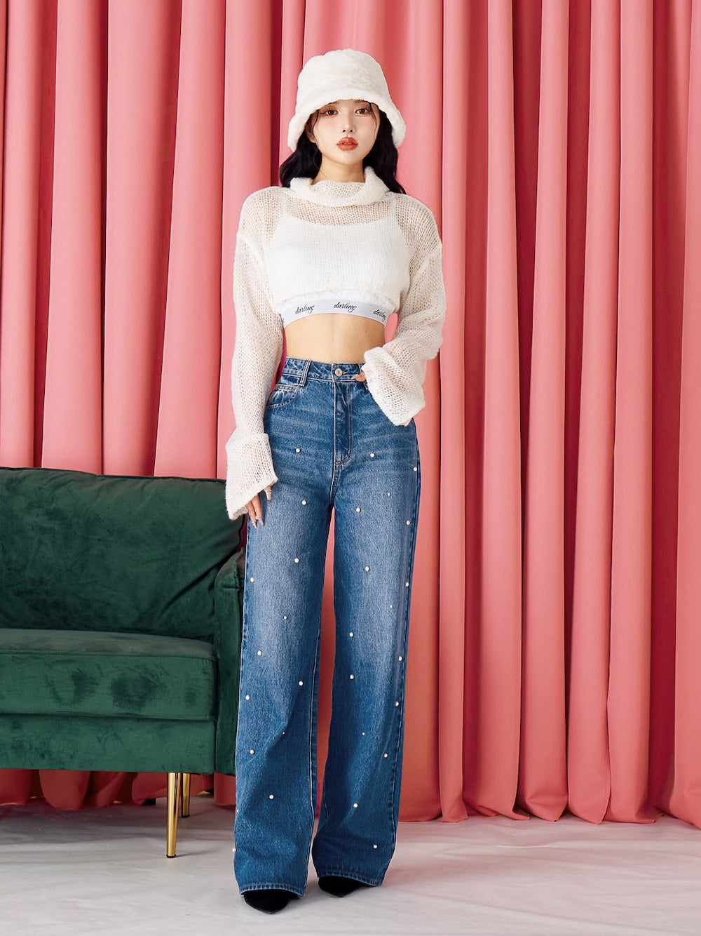 パールストレートデニムパンツ – Darich (ダーリッチ)