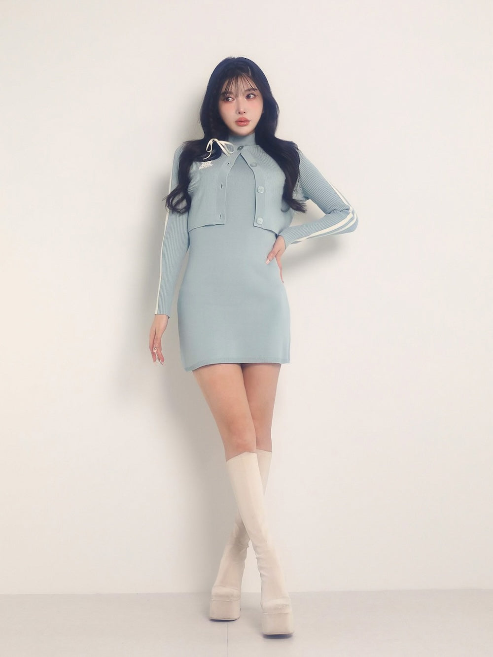 darich☆パントーンニットアンサンブル新品未使用タグ付き ダーリッチ Darich パントーンニットアンサンブル （グレー