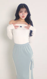 モデル：160cm（着用サイズ：FREE　着用カラー：WHT）