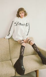 モデル：160cm（着用サイズ：FREE　着用カラー：WHT）