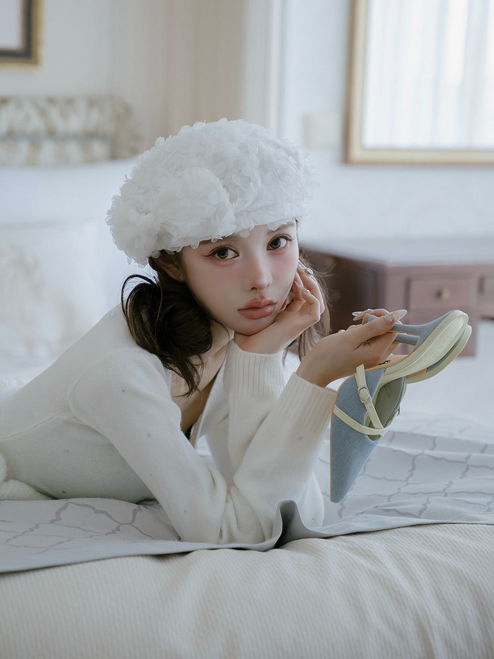 サイズ：FREE　カラー：WHT