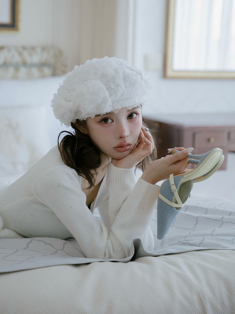 サイズ：FREE　カラー：WHT