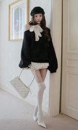 モデル：160cm（着用サイズ：FREE　着用カラー：BLK）