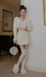 モデル：160cm（着用サイズ：FREE　着用カラー：IVO）