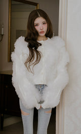 モデル：160cm（着用サイズ：FREE　着用カラー：WHT）