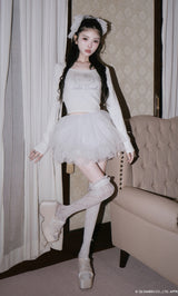 モデル：160cm（着用サイズ：FREE　着用カラー：WHT）