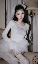 モデル：160cm（着用サイズ：FREE　着用カラー：WHT）