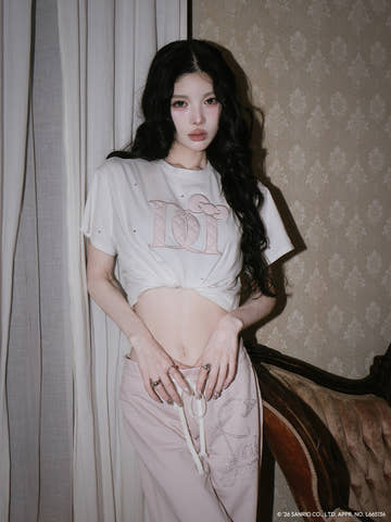 モデル：160cm（着用サイズ：FREE　着用カラー：WHT）