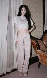 モデル：160cm（着用サイズ：FREE　着用カラー：WHT）