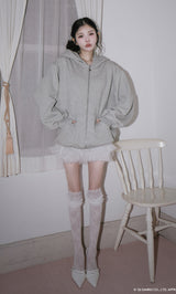 モデル：160cm（着用サイズ：FREE　着用カラー：GRY）