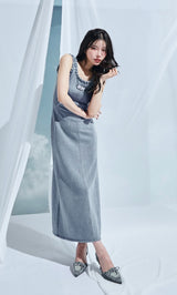 モデル：160cm（着用サイズ：FREE　着用カラー：BLU）