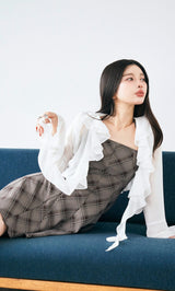 モデル：160cm（着用サイズ：FREE　着用カラー：WHT）
