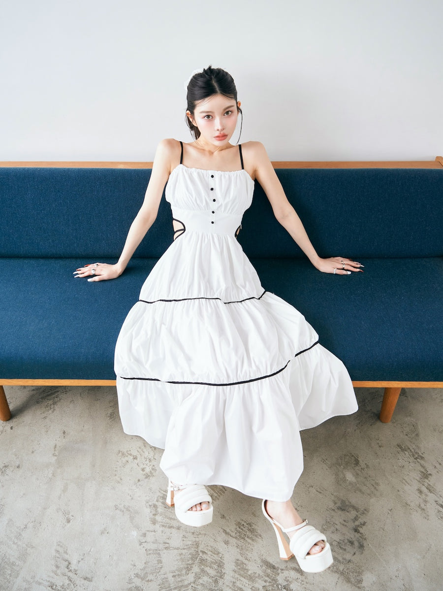 モデル：160cm（着用サイズ：FREE　着用カラー：WHT）