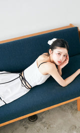 モデル：160cm（着用サイズ：FREE　着用カラー：WHT）