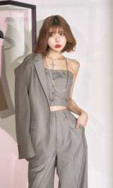 モデル：160cm（着用サイズ：FREE　着用カラー：GRY）