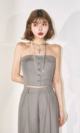 モデル：160cm（着用サイズ：FREE　着用カラー：GRY）
