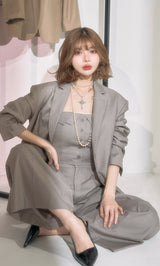 モデル：160cm（着用サイズ：FREE　着用カラー：GRY）