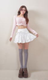 モデル：160cm（着用サイズ：FREE　着用カラー：WHT）