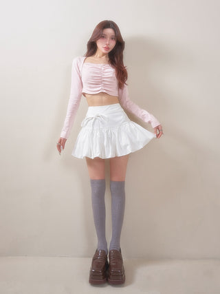 モデル：160cm（着用サイズ：FREE　着用カラー：WHT）