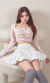 モデル：160cm（着用サイズ：FREE　着用カラー：WHT）