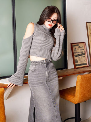モデル：160cm（着用サイズ：FREE　着用カラー：GRY）
