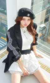 モデル：160cm（着用サイズ：FREE　着用カラー：WHT）