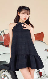 モデル：160cm（着用サイズ：FREE　着用カラー：BLK）