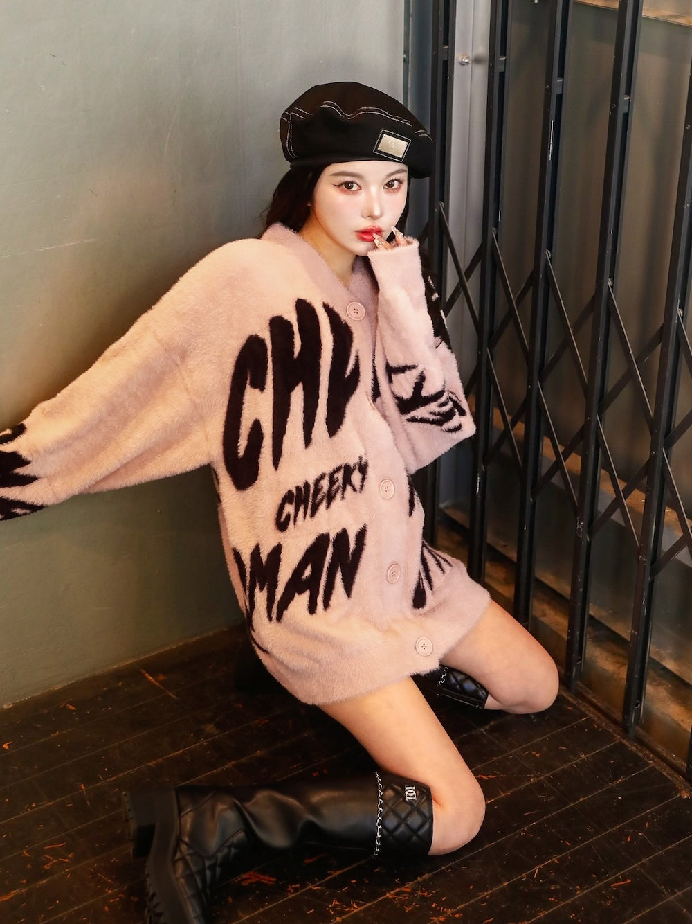 グラフィックジャガードニットカーディガン – Darich (ダーリッチ)