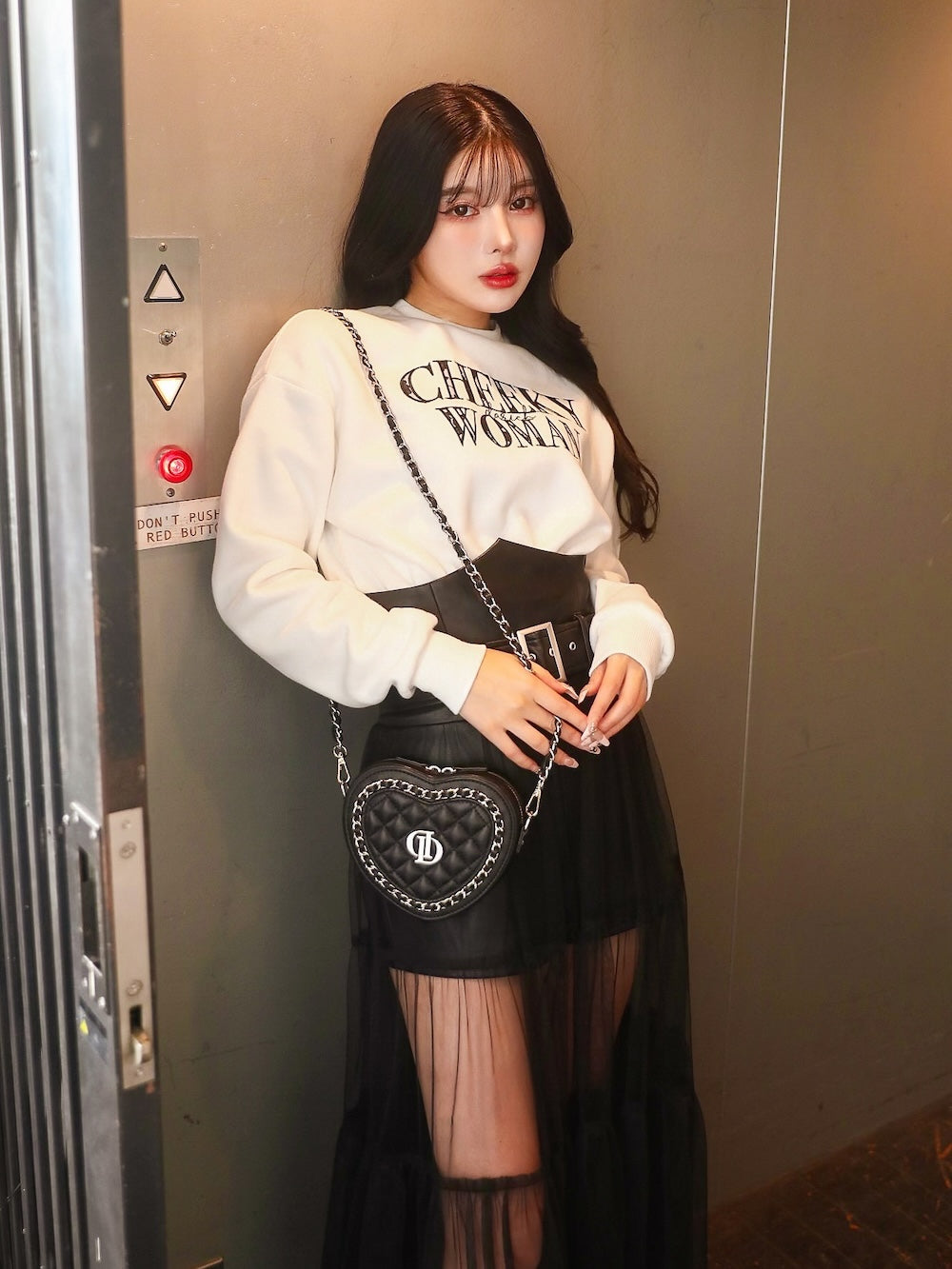 コルセットチュールロングスカート – Darich (ダーリッチ)